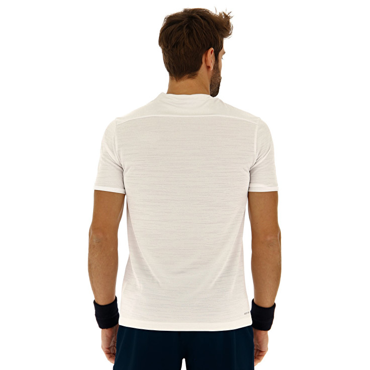 White Lotto Top Ten Ii Pl P Men's T Shirts | Lotto-90373