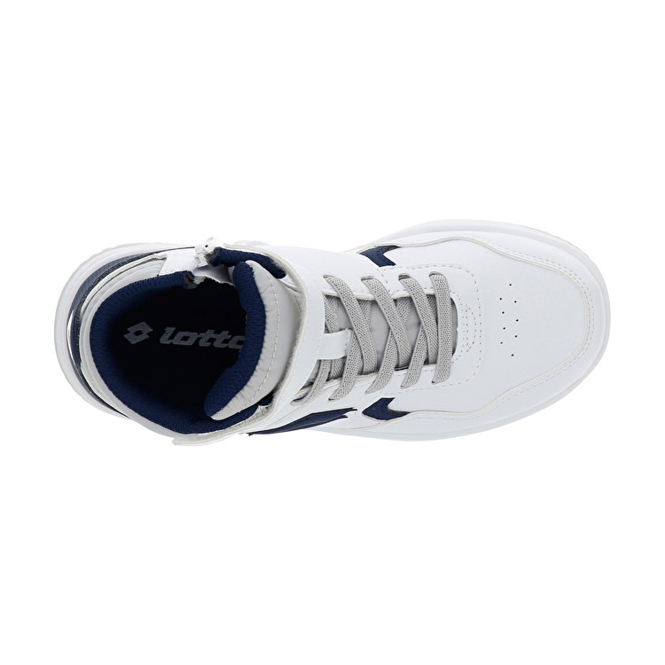 White Lotto Tracer Mid Cl Sl Kids' Sneakers | Lotto-78637