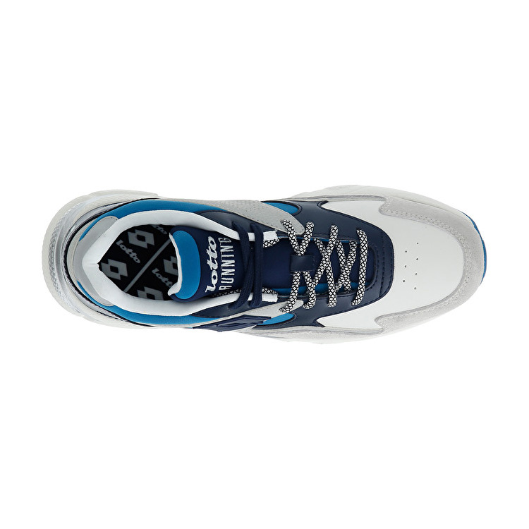 White / Navy Lotto Sirius Lth Men's Sneakers | Lotto-84371