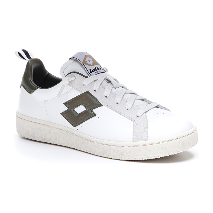 White / Olive Lotto Autograph W Women's Sneakers | Lotto-45680