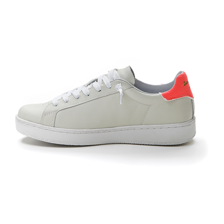 White / Orange Lotto Autograph Fluo W Women's Sneakers | Lotto-38012