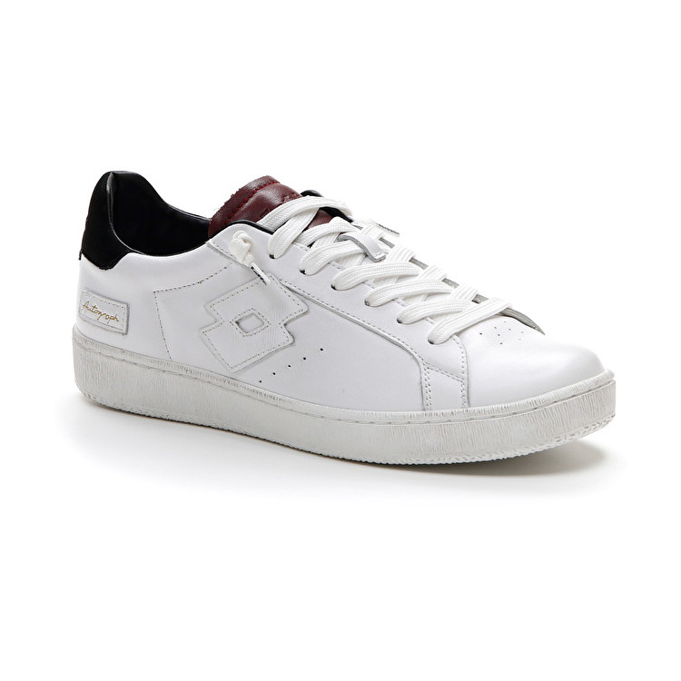 White / Pink / Black Lotto Autograph Block Men's Sneakers | Lotto-18500