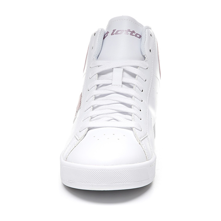 White / Pink Lotto 1973 Evo Mid Metal W Women's Lifestyle Shoes | Lotto-82539