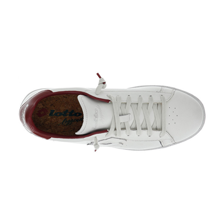 White / Pink Lotto Autograph Men's Sneakers | Lotto-89043