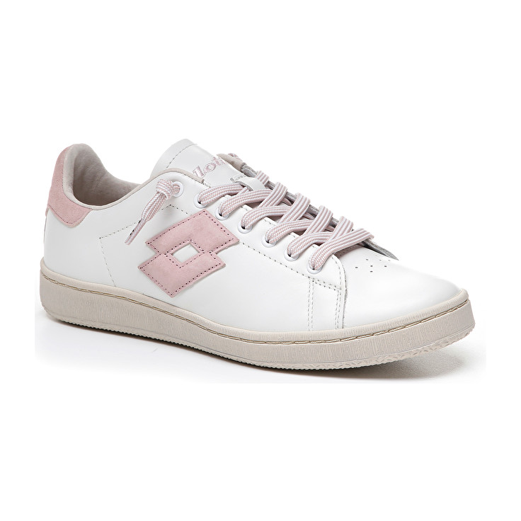 White / Pink Lotto Autograph W Women's Sneakers | Lotto-97234