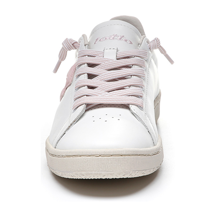 White / Pink Lotto Autograph W Women's Sneakers | Lotto-97234