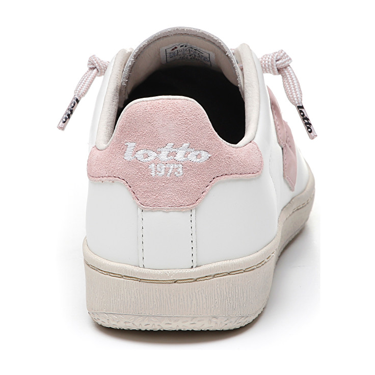 White / Pink Lotto Autograph W Women's Sneakers | Lotto-97234