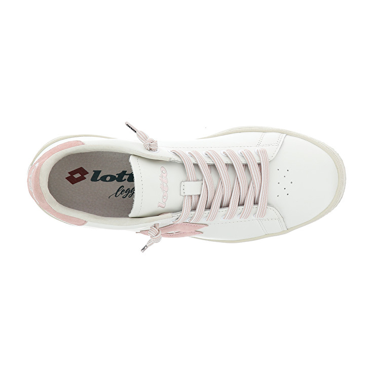 White / Pink Lotto Autograph W Women's Sneakers | Lotto-97234