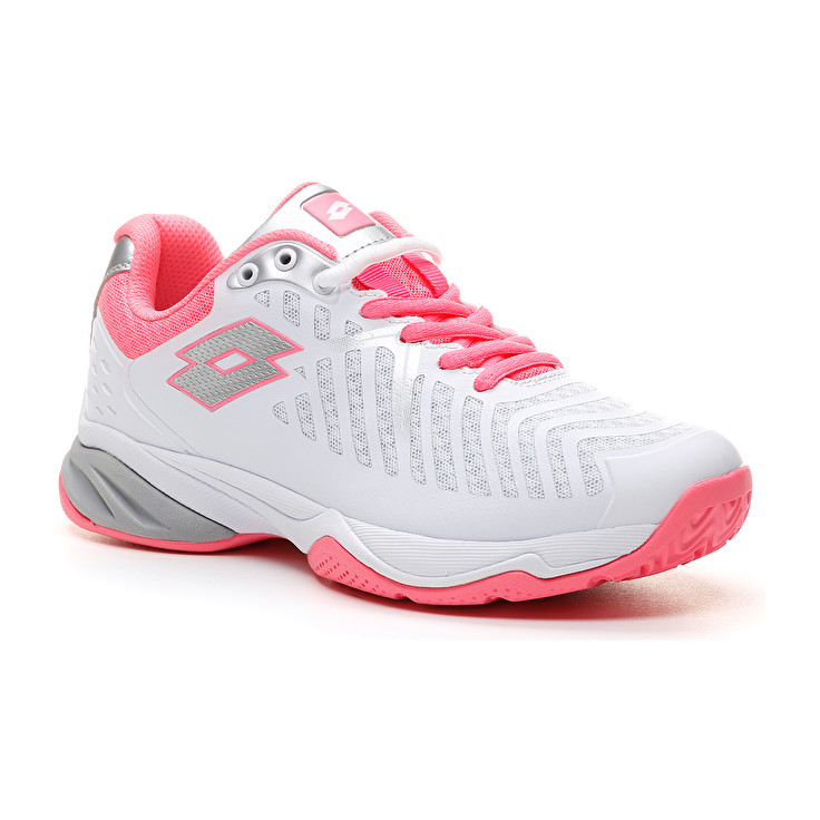 White / Pink Lotto Space 400 Alr W Women's Tennis Shoes | Lotto-54761