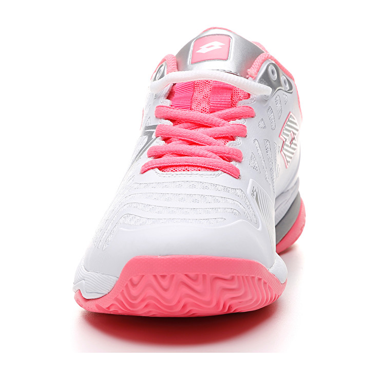 White / Pink Lotto Space 400 Alr W Women's Tennis Shoes | Lotto-54761