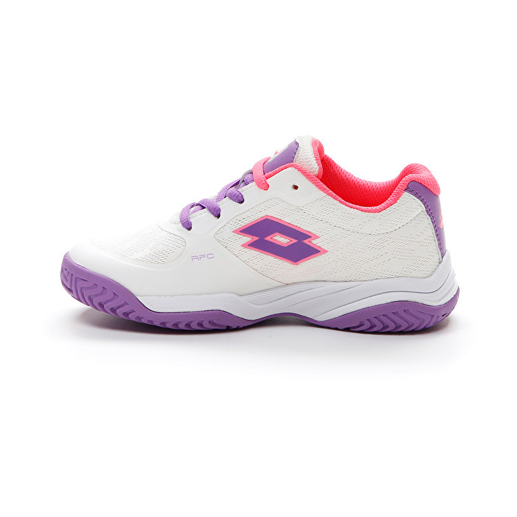 White / Purple Lotto Mirage 600 Alr Jr Kids' Tennis Shoes | Lotto-25666