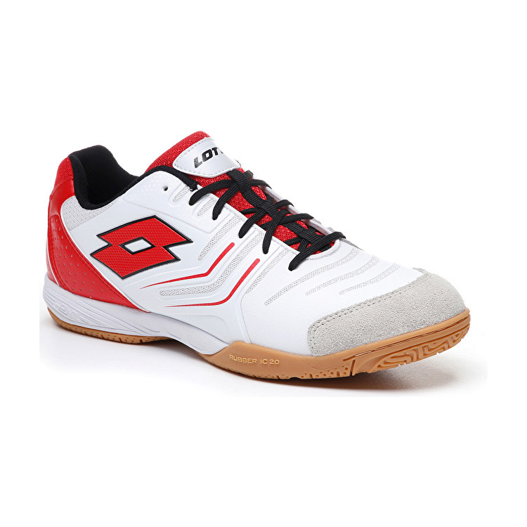 White / Red Lotto Tacto 300 Iv Men's Indoor Shoes | Lotto-33414