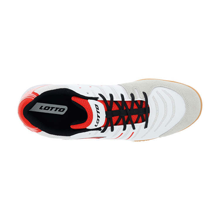 White / Red Lotto Tacto 300 Iv Men's Indoor Shoes | Lotto-33414