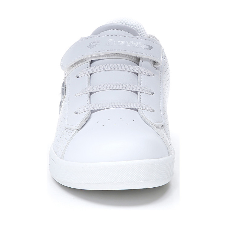 White / Silver Lotto 1973 Evo Amf Ii Micro Kids' Sneakers | Lotto-77598