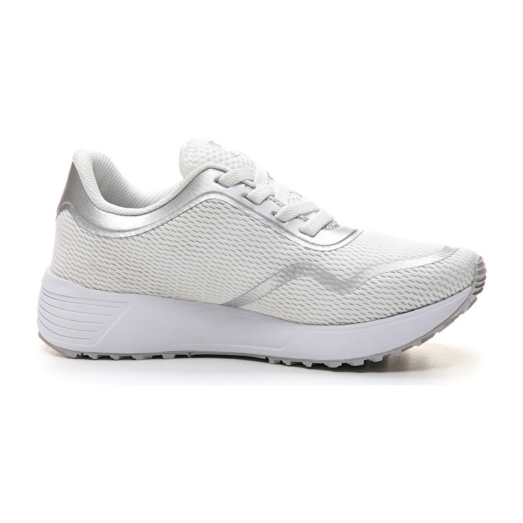 White / Silver Lotto Day Up Amf W Women's Lifestyle Shoes | Lotto-97846