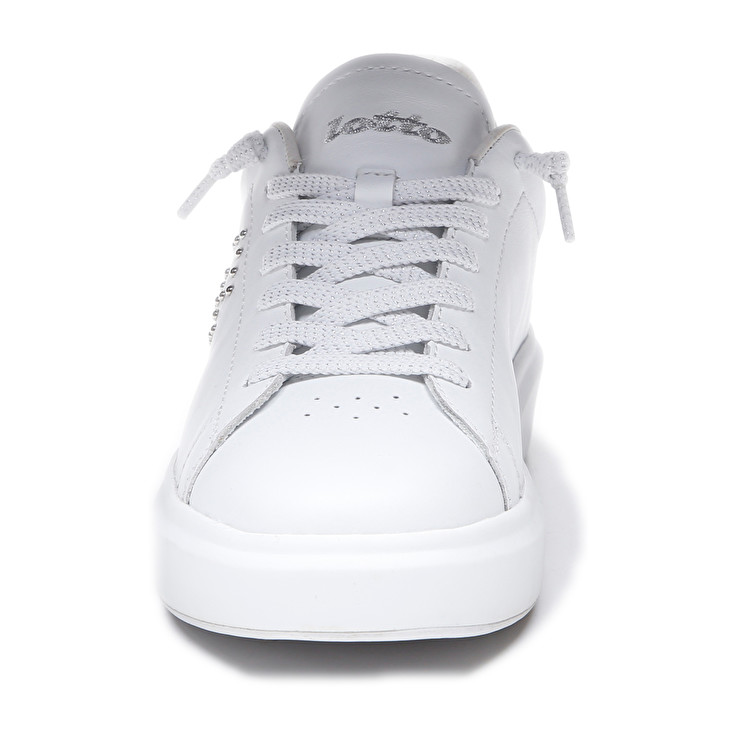 White / Silver Lotto Impressions Lth W Women's Sneakers | Lotto-31244