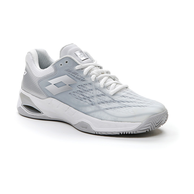 White / Silver Lotto Mirage 100 Cly W Women's Tennis Shoes | Lotto-58383