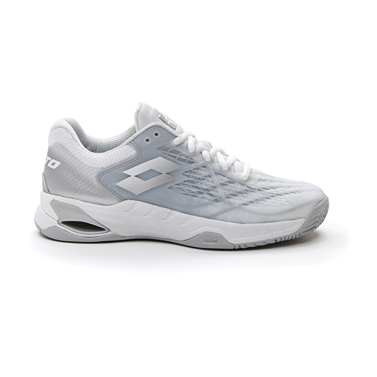 White / Silver Lotto Mirage 100 Cly W Women\'s Tennis Shoes | Lotto-58383