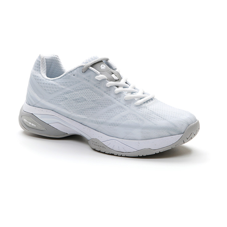 White / Silver Lotto Mirage 300 Spd W Women's Tennis Shoes | Lotto-59831