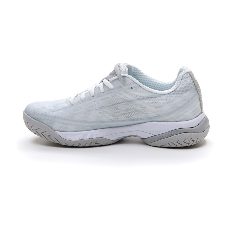 White / Silver Lotto Mirage 300 Spd W Women's Tennis Shoes | Lotto-59831