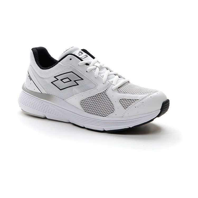 White / Silver Lotto Speedride 600 Ix Men's Running Shoes | Lotto-23856