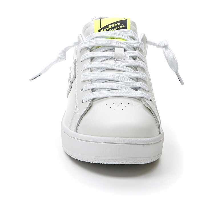 White / Yellow / Black Lotto Autograph Block Men's Sneakers | Lotto-46191