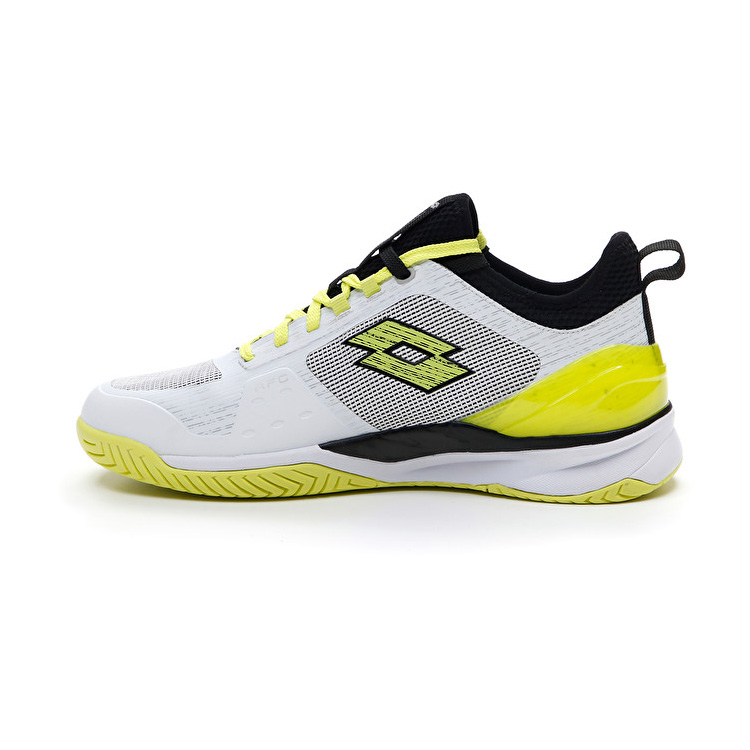 White / Yellow / Black Lotto Mirage 200 Spd Men's Tennis Shoes | Lotto-36474