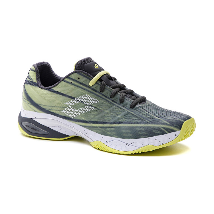 White / Yellow Lotto Mirage 300 Cly Men's Tennis Shoes | Lotto-27567