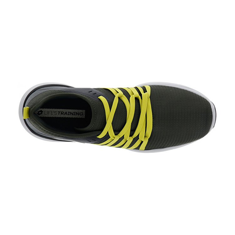 Yellow / Black Lotto Dinamica 100 Men's Lifestyle Shoes | Lotto-14625