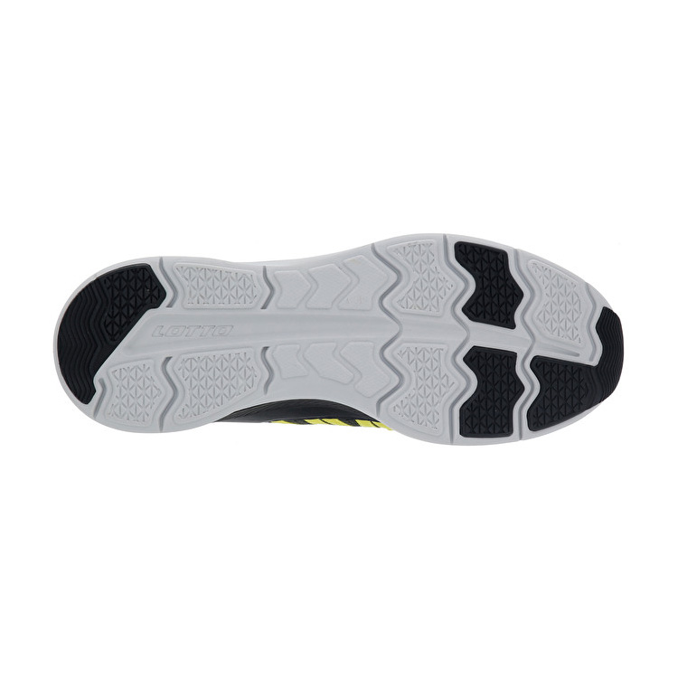 Yellow / Black Lotto Dinamica 100 Men's Lifestyle Shoes | Lotto-14625