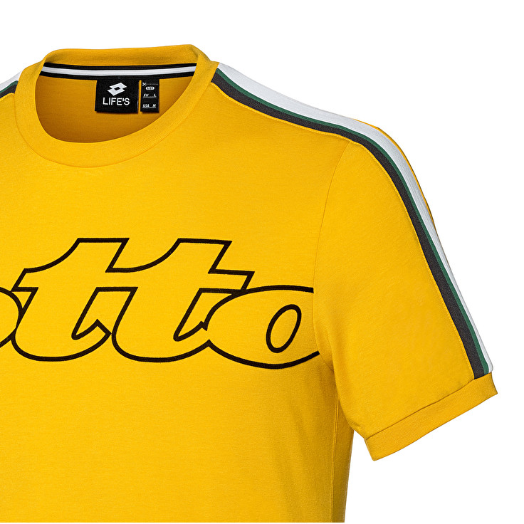 Yellow Lotto Athletica Ii Men's T Shirts | Lotto-31684