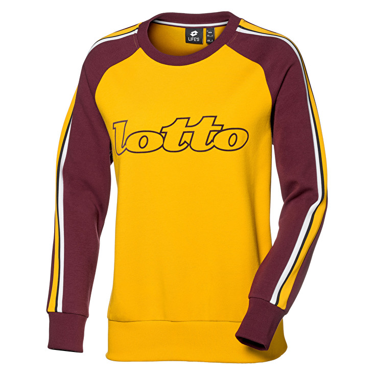 Yellow / Red Lotto Athletica Ii Sweat W Women\'s Tracksuits | Lotto-68381