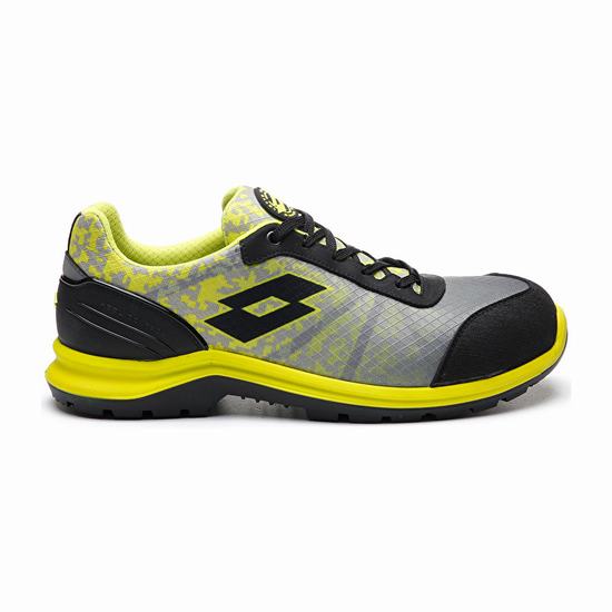 Black / Green / Grey Lotto Hit 400 S1p Women's Safety Shoes | Lotto-51602