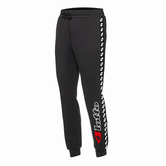 Black Lotto Athletica Due Pl Men's Pants | Lotto-25872