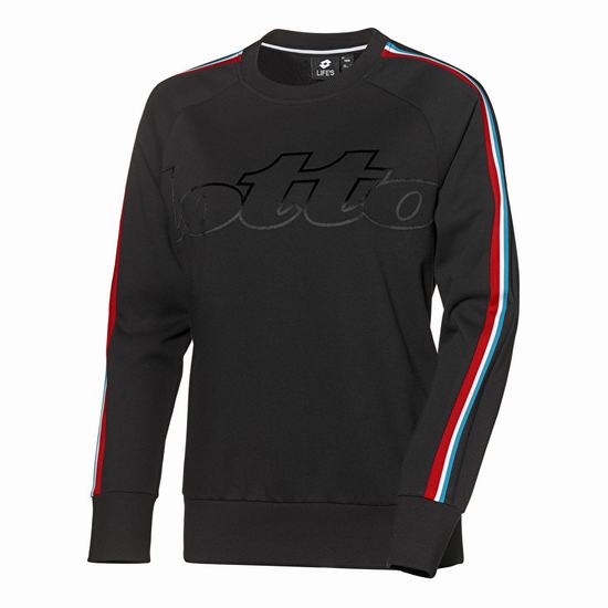 Black Lotto Athletica W Iii Sweat Women's Tracksuits | Lotto-82754