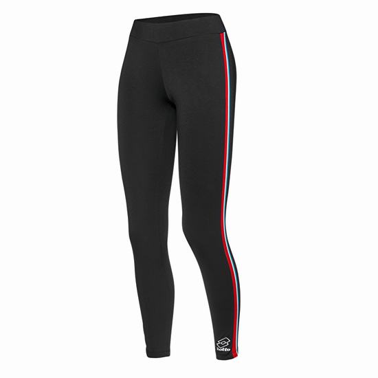 Black Lotto Athletica W Iii Women's Leggings | Lotto-59724