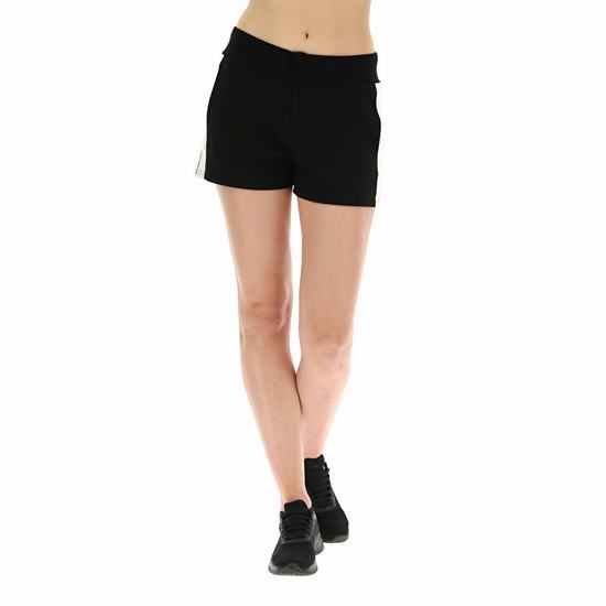 Black Lotto Dinamico W Iv Ft Women's Shorts | Lotto-33458