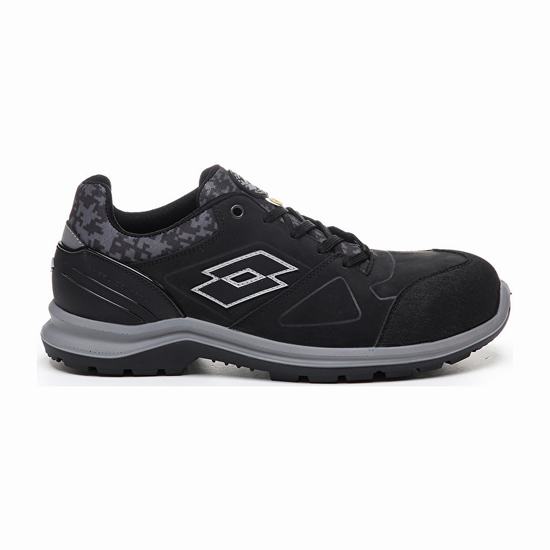 Black Lotto Hit 200 S3 Esd Men's Safety Shoes | Lotto-62176