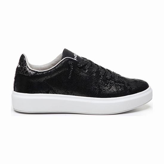 Black Lotto Impressions Crack W Women's Sneakers | Lotto-34109