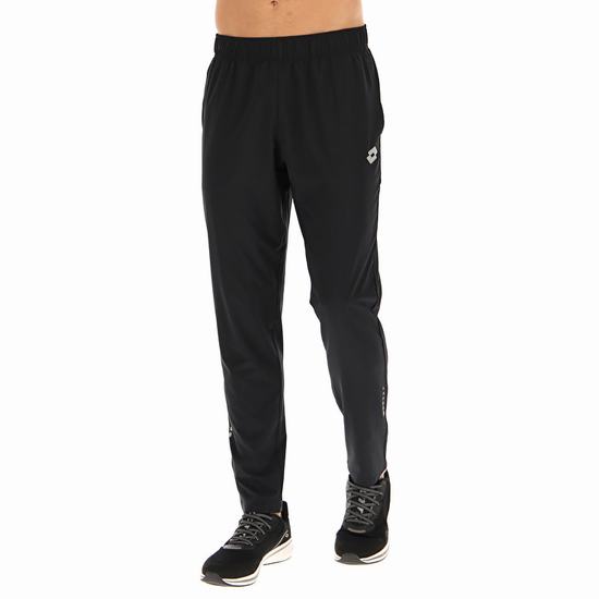 Black Lotto Run Fit Men's Pants | Lotto-48754