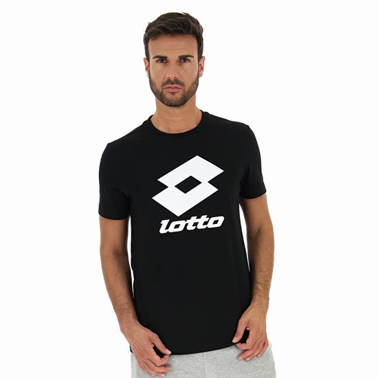 Black Lotto Smart Ii Js Men's T Shirts | Lotto-64816