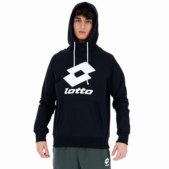 Black Lotto Smart Sweat Men's Sweatshirt | Lotto-47732