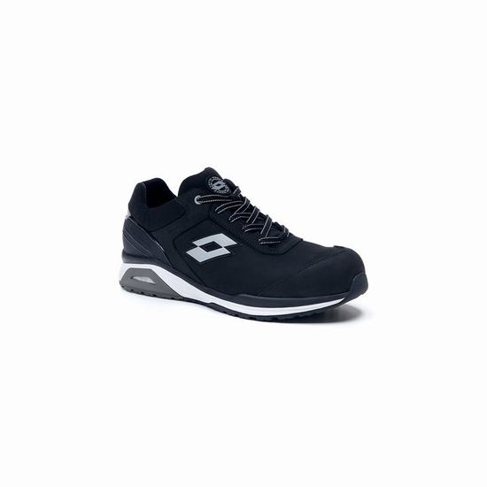 Black Lotto Speed 200 S3 Men's Safety Shoes | Lotto-46502