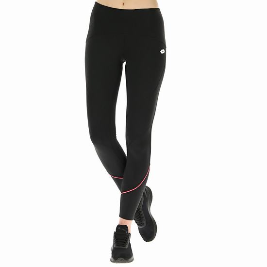 Black Lotto Vabene W Iv Pl Women's Leggings | Lotto-69441