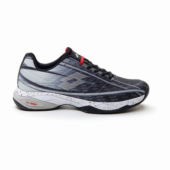 Black / White / Red Lotto Mirage 300 Spd Men's Tennis Shoes | Lotto-41033