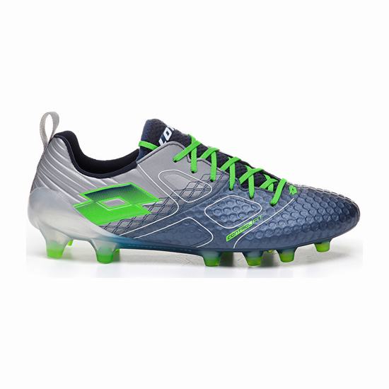 Blue / Green / Silver Lotto Maestro 200 Fg Men's Soccer Shoes | Lotto-74898