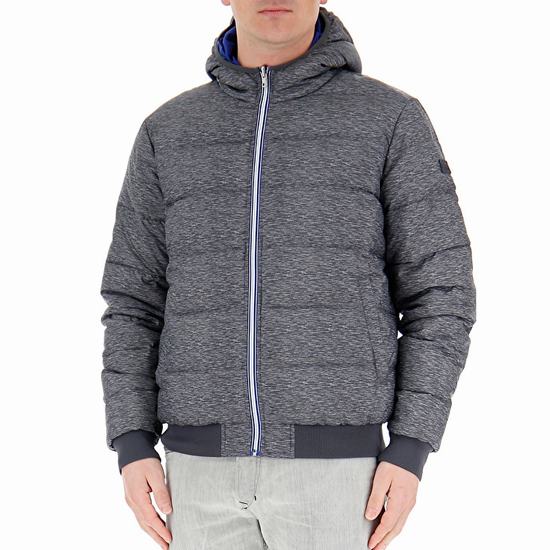 Blue / Grey Lotto Jonah Iv Bomber Hd Twin Men's Jackets | Lotto-38254