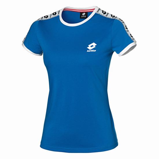 Blue Lotto Athletica Js W Women's T Shirts | Lotto-52621