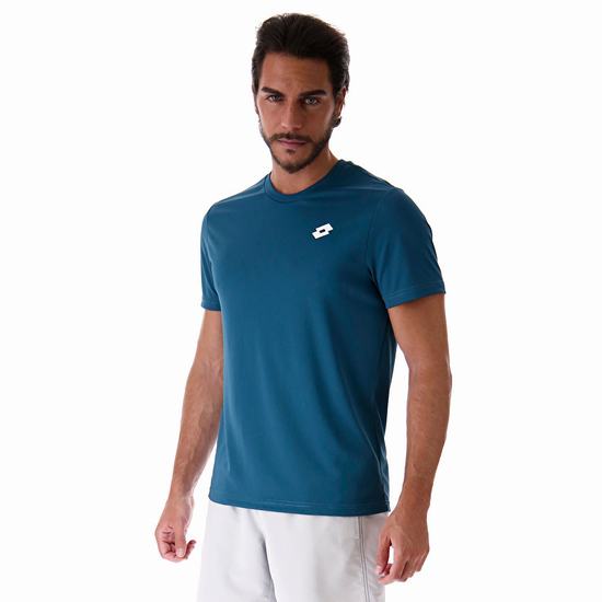 Blue Lotto L73 Bs Pl Men's T Shirts | Lotto-69768