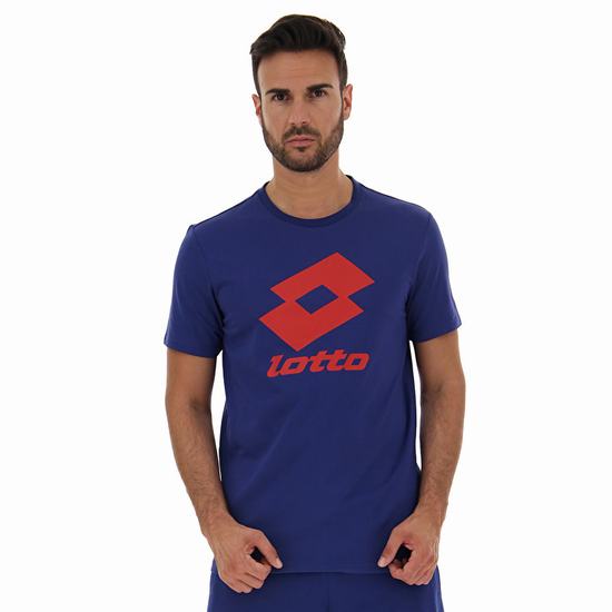 Blue Lotto Smart Ii Js Men's T Shirts | Lotto-76025